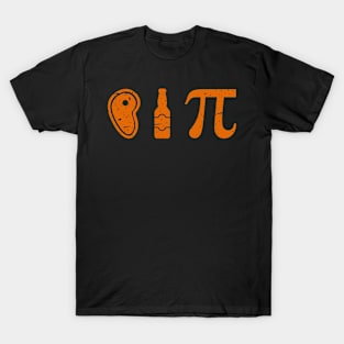 Pi Day Shirt Steak and Ale Pi Algebra Math Symbol π T-Shirt